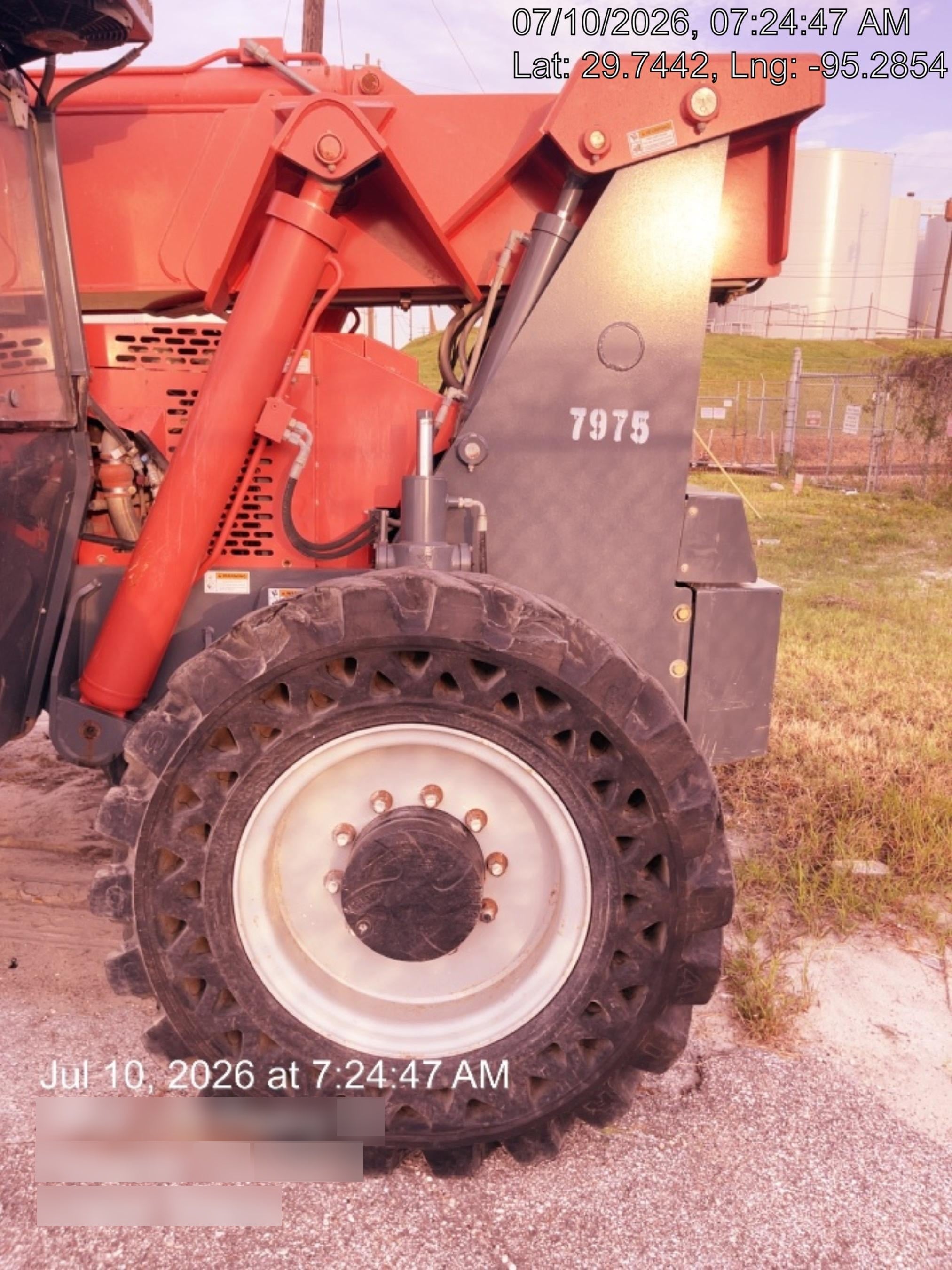 2018 Manitou MTA10055 Manitou MTA 10055 w/Cab/Heat/AC, Work Lights/Strobe, Aux Hyd, Solid Tires, Lift Hook, 66" Carriage, 60" Forks
