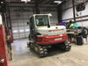 2019 Takeuchi TB290 Cab, AC, Rubber Tracks, Dozer Blade, Travel Alarm, Control Pattern Change Valve, Auxiliary Hydraulics w/18" Quick Coupler Bucket with teeth, 6.2 cu. ft. capacity/24" Quick Coupler Bucket with teeth, 8.6 cu. ft. capacity/36" Quick Coupler Bucket with teeth, 13.4 cu. ft. capacity, Quick Coupler, Hydraulic Thumb Installed