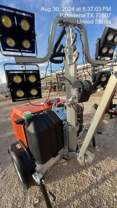 2024 Wanco WLTT-4MM4K Diesel, Deep Sea Controller, Shore Power Plug, Auto Start, (4) 350W LED Floodlights, 4kW Generator, 60 Gal Fuel Tank, 2" Ball, T3