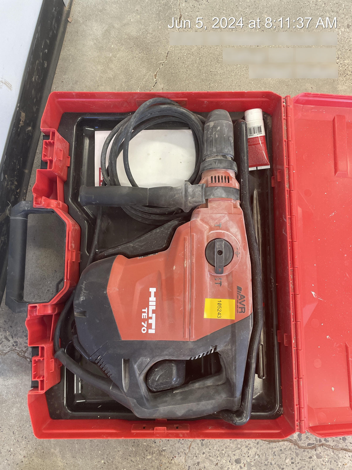 2020 HILTI TE 70-AVR