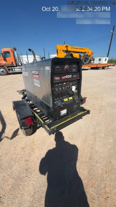 2024 Lincoln Electric LE400 Kubota V1505, Trlr, Cable Rack, Light Kit, ES Decals, T3