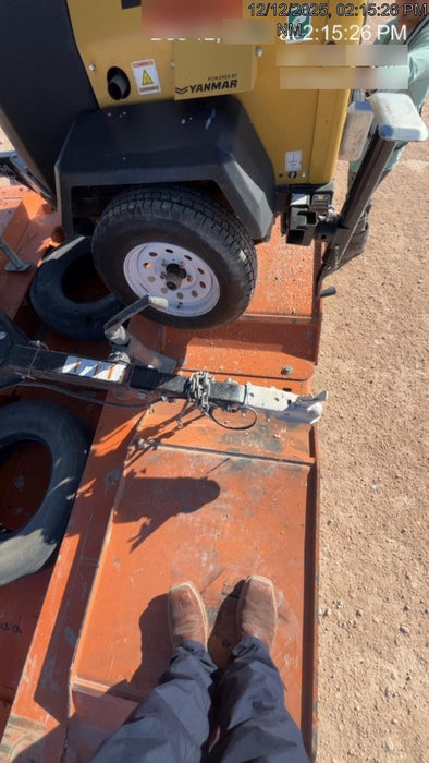 Allmand NLV3GR (4) LED Light Fixture 350W, 23' Vertical Mast, 3kW Prime, Towable, Deep Sea L401, Leveling Jacks, Yanmar T4F 5.8hp