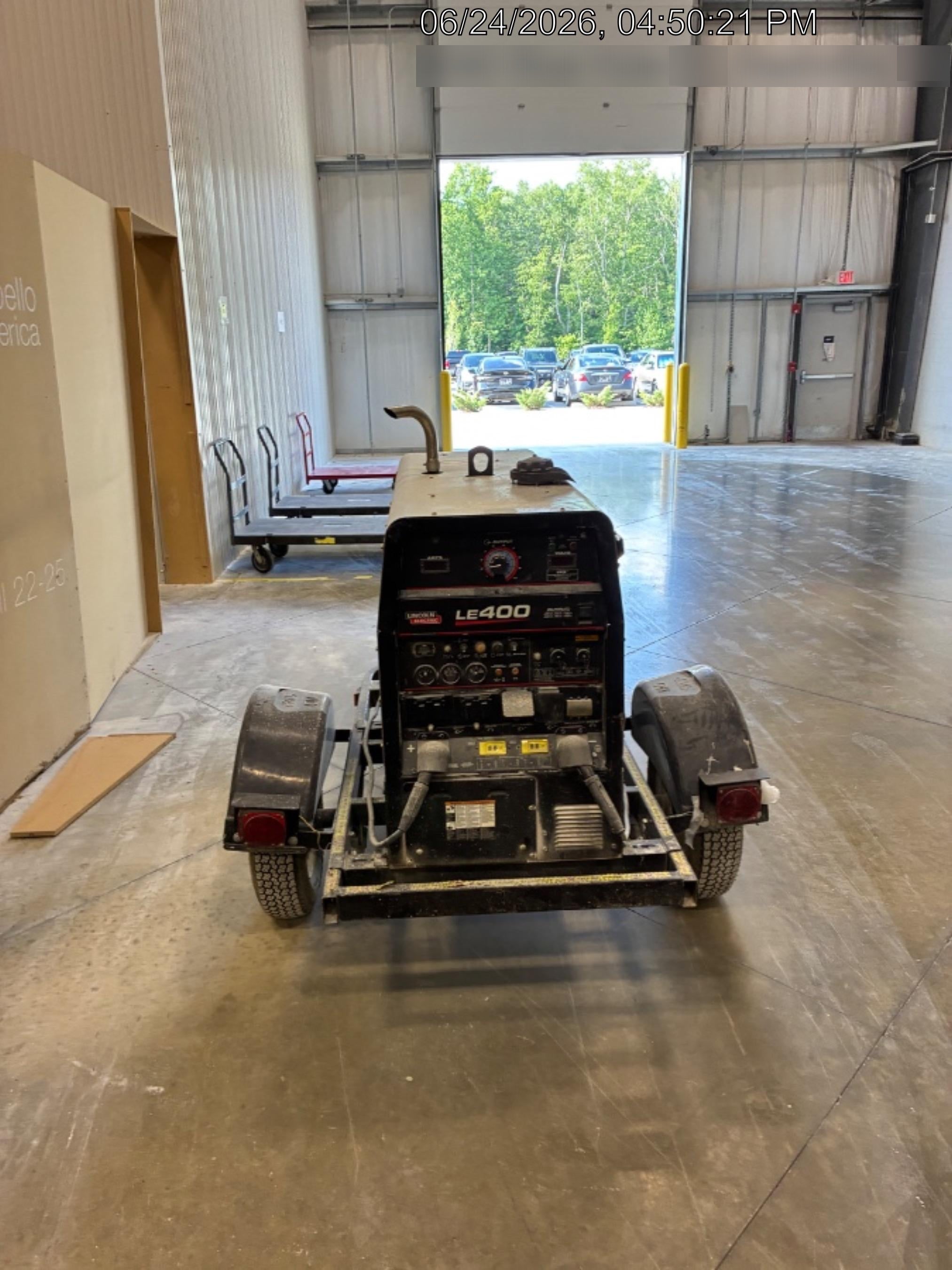 2024 Lincoln Electric LE400 Kubota V1505, Trlr, Cable Rack, Light Kit, ES Decals, T3