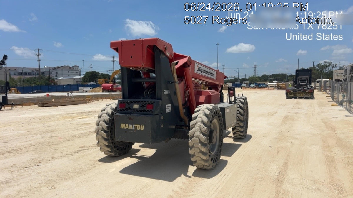 2017 Manitou 12042 Manitou MTA 12042, Solid Tires, 66" Carriage, Open ROPS, Flashing Beacon and Work Light Package