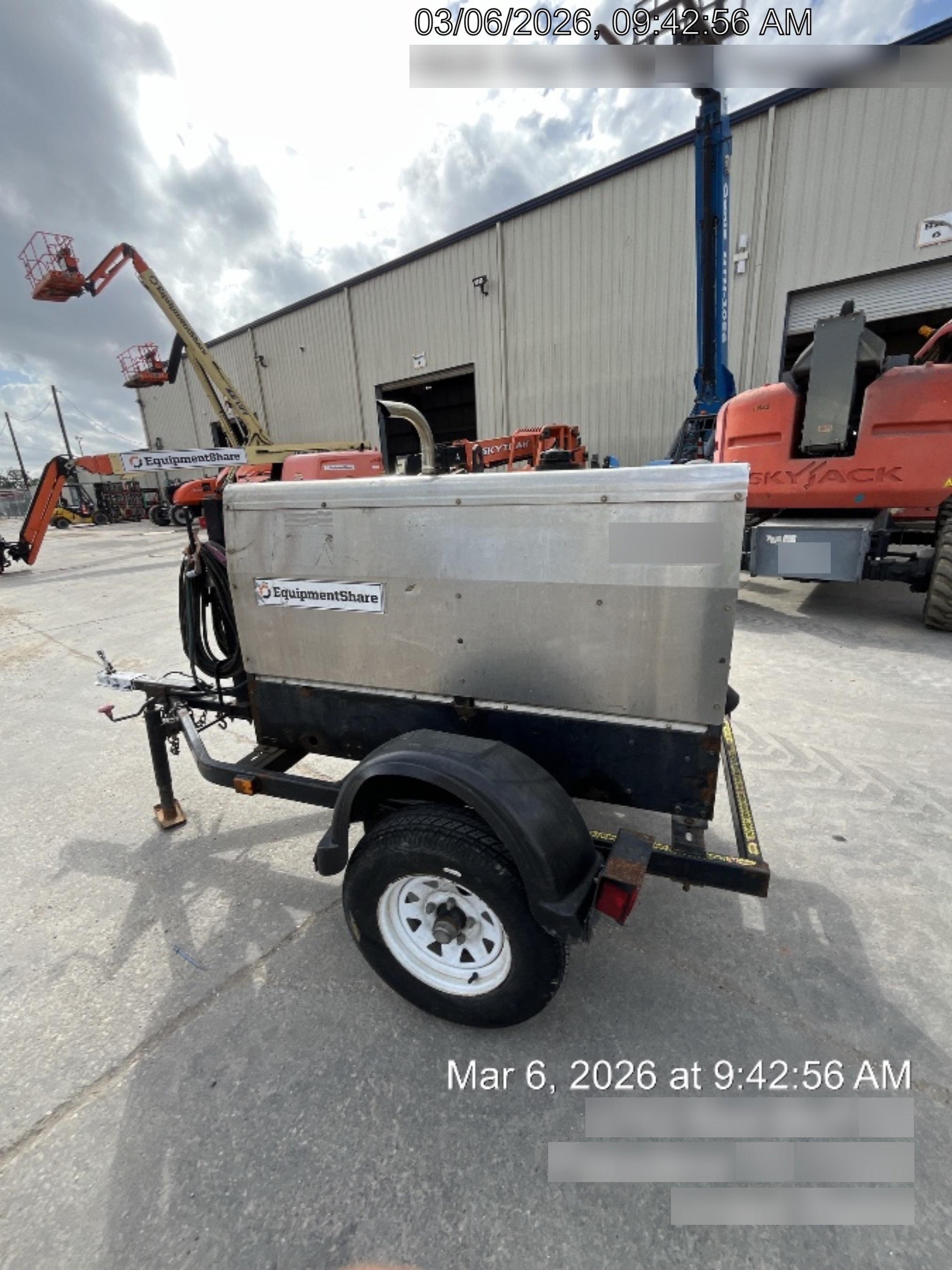 2019 Lincoln Electric Vantage 322 Ready-Pak 3, Two Wheel Trailer, Fender and Light Kit, Cable Rack