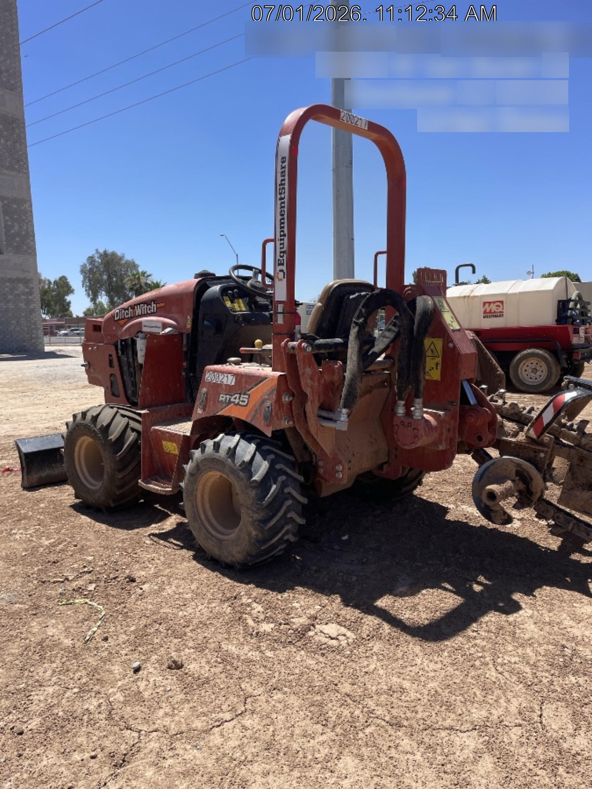 2022 DITCH WITCH RT45A