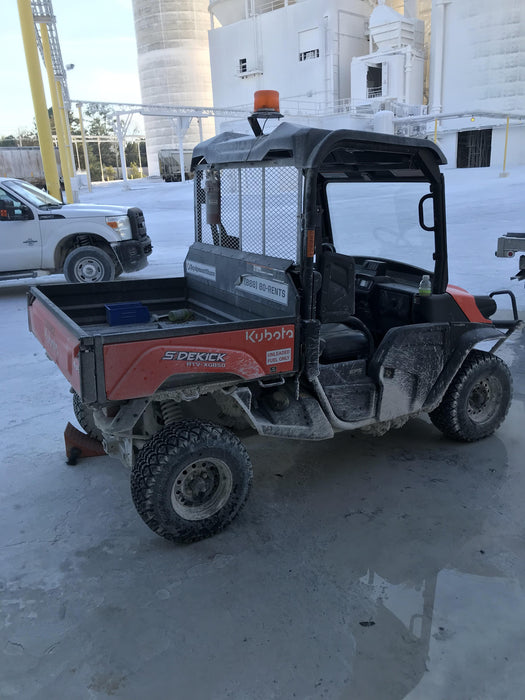 2020 Kubota RTV-XG850WL-H 4wd Utility Cart, Gas, 2 Seat, LED Strobe, Windshield Tempered Glass, Plastic Canopy, Wire Harness Kit, Backup Alarm