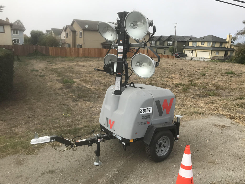 2019 Wacker Neuson LTV6L-MH Wacker Neuson LTV6L Mobile Light Tower w/Fuel Level Sensor Installed