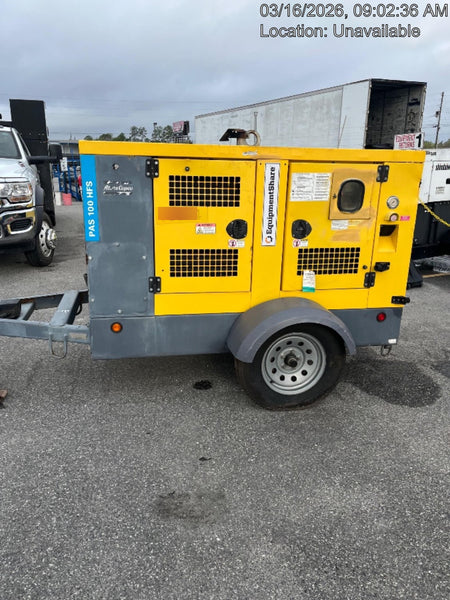 2020 ATLAS COPCO PAS 100 HF CS Enclosed