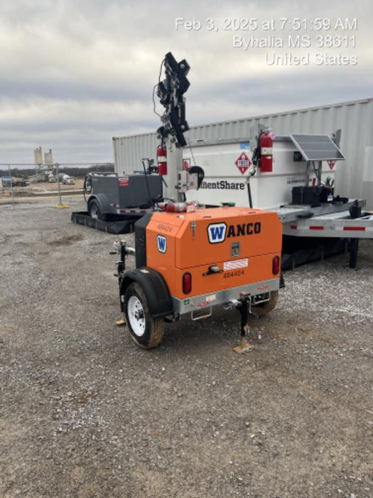 2024 Wanco WLTT-4MM4K Diesel, Mitsubishi L2E, 9.0HP @1800 rpm, Deep Sea Controller, Shore Power Plug, Auto Start, (4) 350W LED Floodlights, 4kW Generator, 60 Gal Fuel Tank, 2" Ball, T3