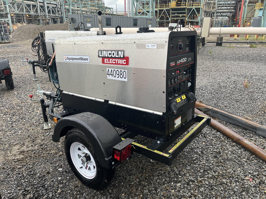 2024 Lincoln Electric LE400 Kubota V1505, Trlr, Cable Rack, Light Kit, ES Decals, T3