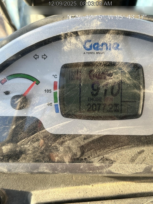 2019 Genie GTH-5519 Cab/Heat/AC, Solid RT Tires, LED Work Lights, Beacon w/48" Carriage, 48" Forks