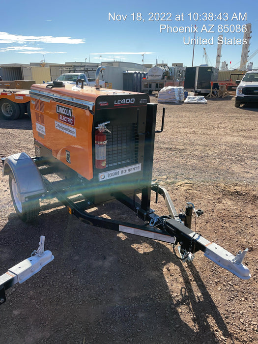 2022 Lincoln Electric LE400 Kubota V1505, Trlr, Cable Rack, Light Kit, ES Decals, T3