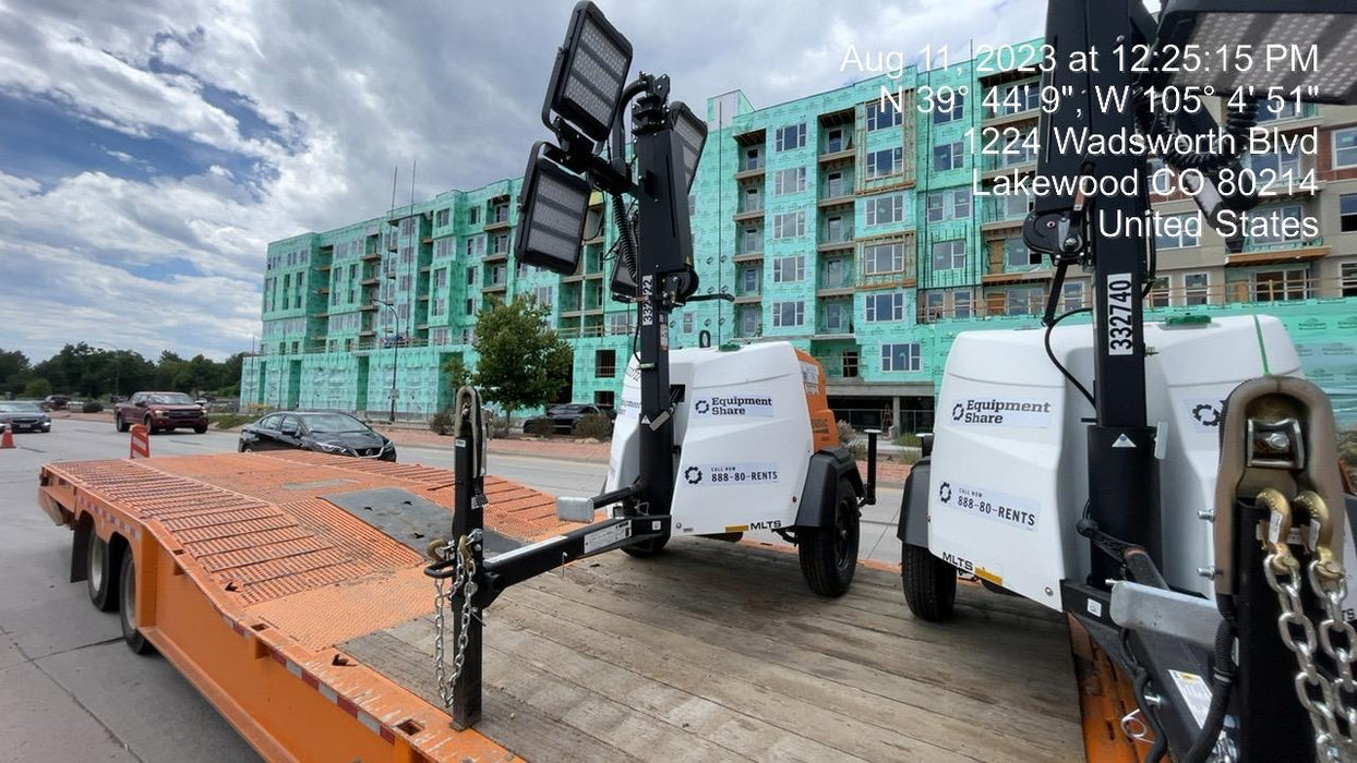 2023 Generac MLT2 Diesel, Flex Switch 120V Input, Powerzone Controller, (4) 320W LED Lights, 4kW Generator, 39.9 Gal Fuel Tank, 2" Ball, T3