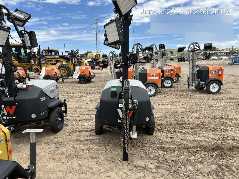 2024 Wacker Neuson LTT4 Diesel, Kohler KDW702, Deep Sea Controller, Auto Start, LED 320W, Bypass Outlet, T3