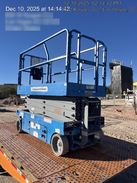 2019 Genie GS-2646 folding rails with full height swing gate