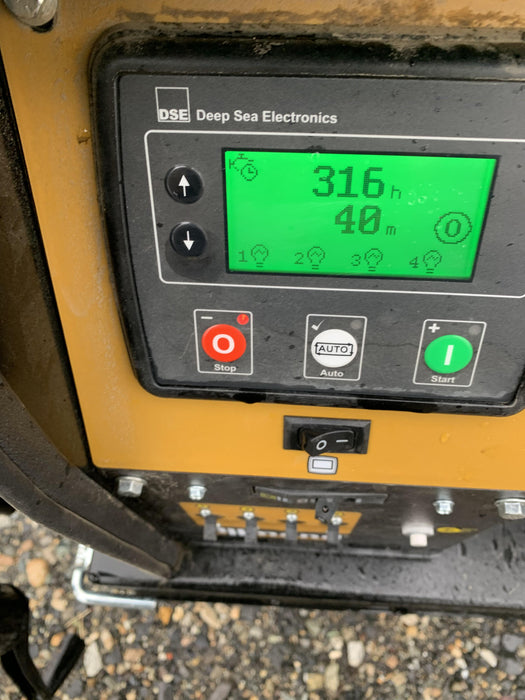 2021 Allmand NLV3GR (4) LED Light Fixture 350W, 23' Vertical Mast, 3kW Prime, Towable, Deep Sea L401, Leveling Jacks, Yanmar T4F 5.8hp