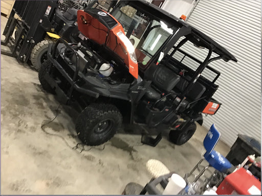 Kubota RTV-X1140W-H Kubota RTVX1140WH 4wd Utility Cart, LED Strobe, Windshield Tempered Glass, Pastic Canopy, Wire Harness Kit, Backup Alarm