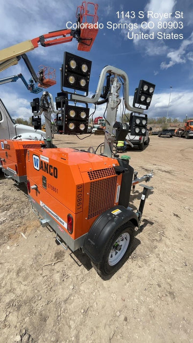 2023 Wanco WLTT-4MM4K Diesel, Deep Sea Controller, Shore Power Plug, Auto Start, (4) 350W LED Floodlights, 4kW Generator, 60 Gal Fuel Tank, 2" Ball, T3