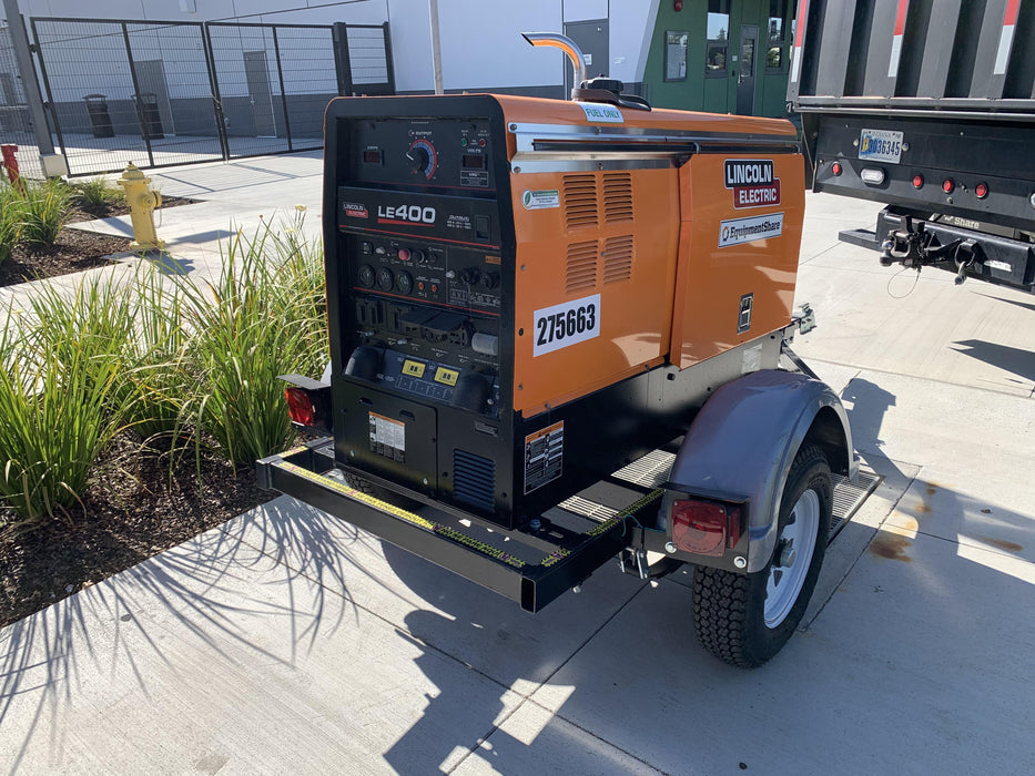 2022 Lincoln Electric LE400 Kubota V1505, Trlr, Cable Rack, Light Kit, ES Decals, T3