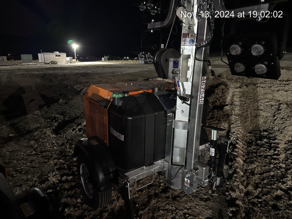 2024 Wanco WLTT-4MM4K Diesel, Deep Sea Controller, Shore Power Plug, Auto Start, (4) 350W LED Floodlights, 4kW Generator, 60 Gal Fuel Tank, 2" Ball, T3