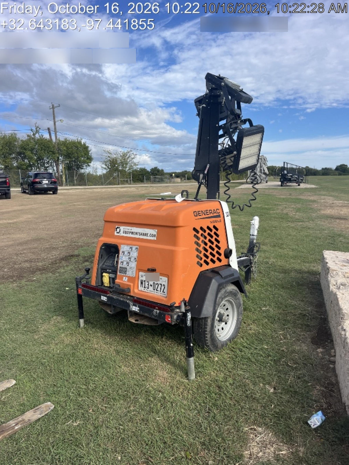 2023 Generac MLT2 Diesel, Flex Switch 120V Input, Powerzone Controller, (4) 320W LED Lights, 4kW Generator, 39.9 Gal Fuel Tank, 2" Ball, T3