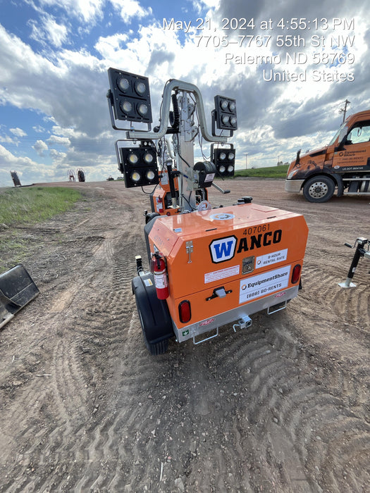 2024 Wanco WLTT-4MM4K Diesel, Deep Sea Controller, Shore Power Plug, Auto Start, (4) 350W LED Floodlights, 4kW Generator, 60 Gal Fuel Tank, 2" Ball, T3