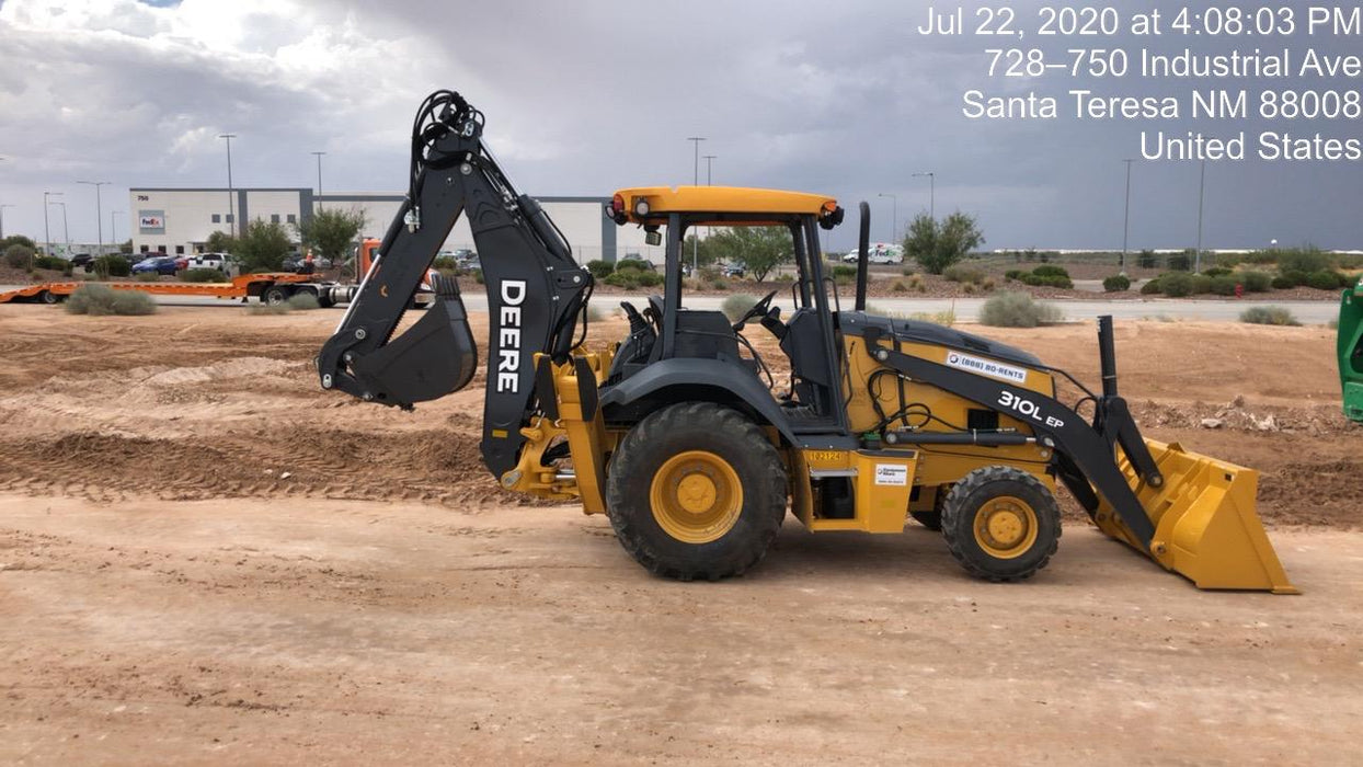 2020 John Deere 310LEP - Extendable Stick Canopy, 4WD, Extendable Stick, Pilot Controls, 2 Way Hydraulics, TAG Manual QC