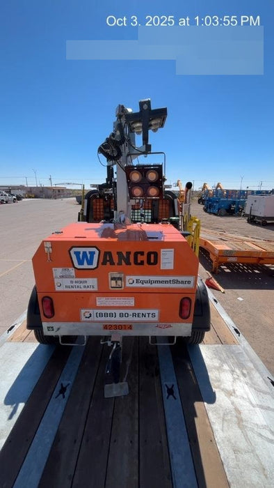 2024 Wanco WLTT-4MM4K Diesel, Deep Sea Controller, Shore Power Plug, Auto Start, (4) 350W LED Floodlights, 4kW Generator, 60 Gal Fuel Tank, 2" Ball, T3