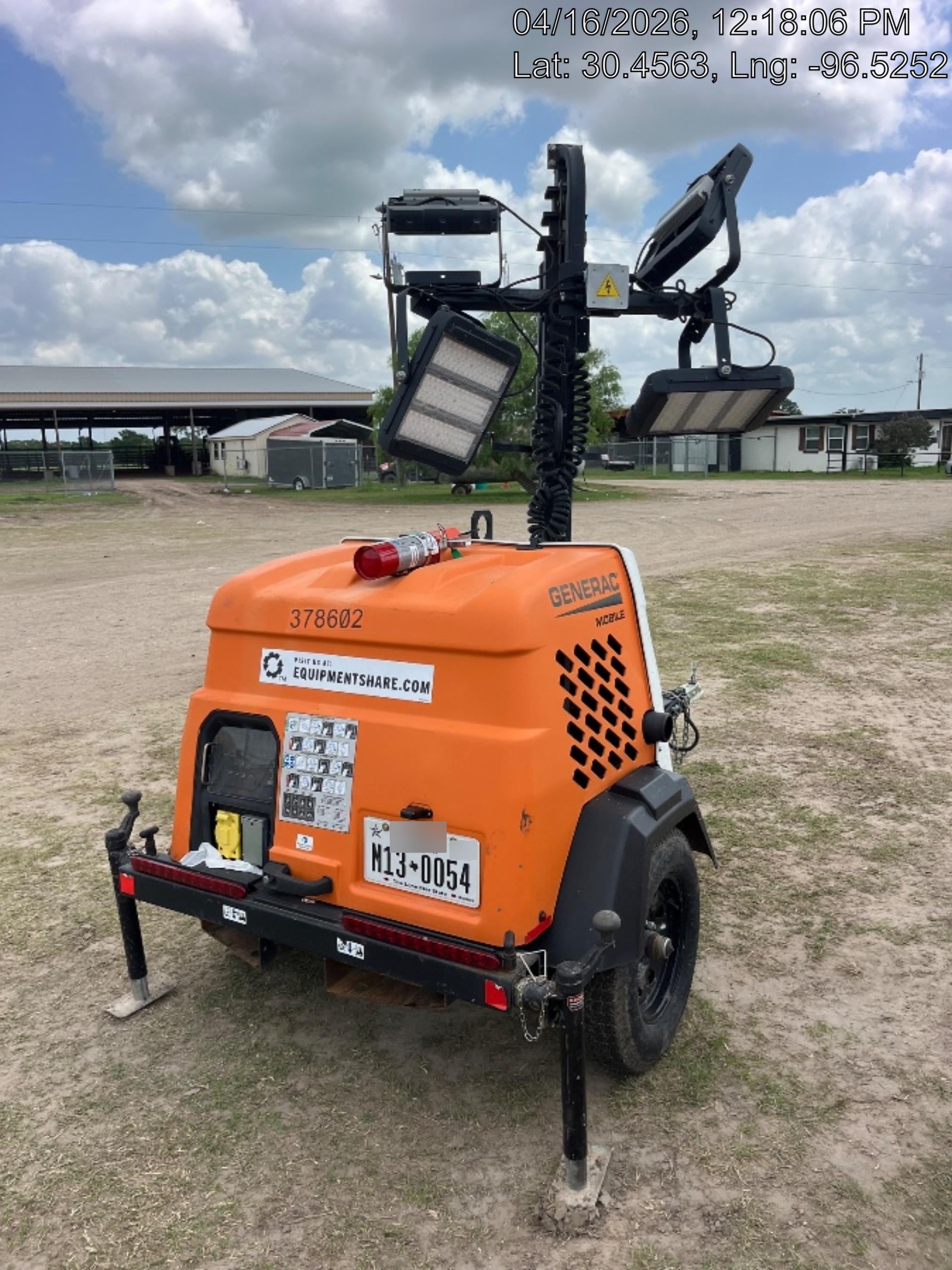 2023 Generac MLT2 Diesel, Flex Switch 120V Input, Powerzone Controller, 
(4) 320W LED Lights, 4kW Generator, 39.9 Gal Fuel Tank, 2" Ball, T3