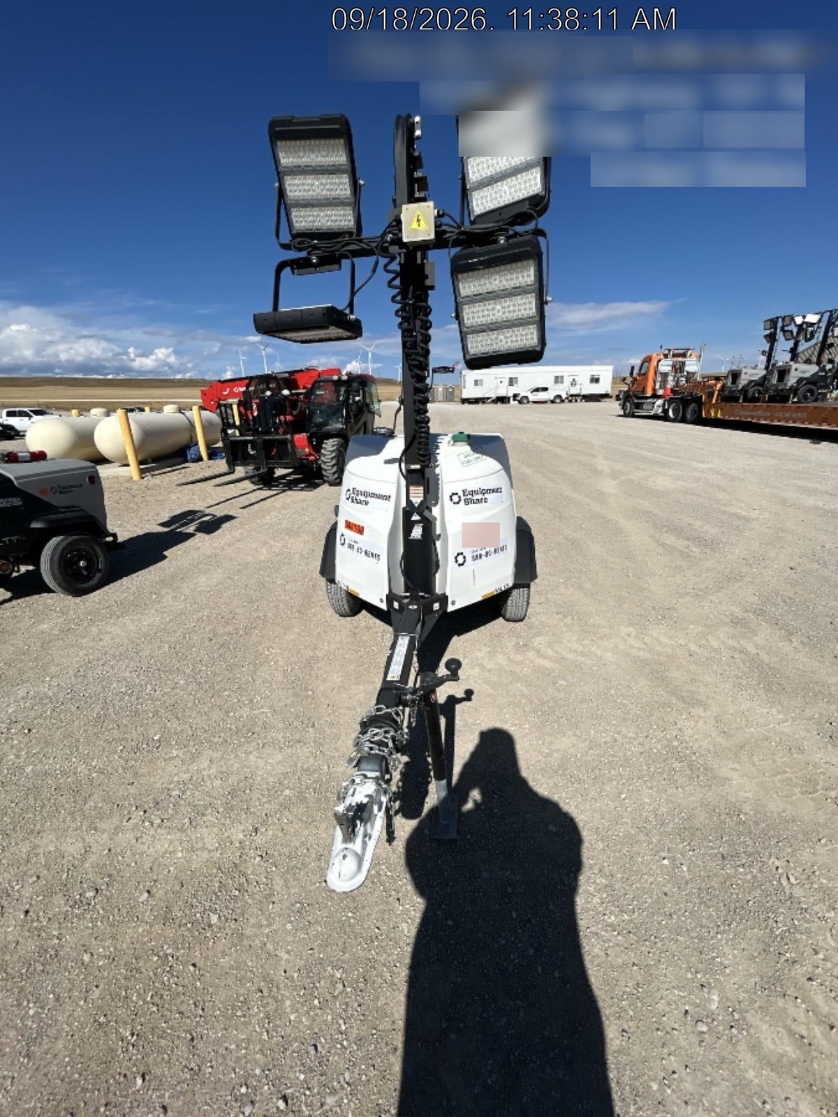 2023 Generac MLT2 Diesel, Flex Switch 120V Input, Powerzone Controller, (4) 320W LED Lights, 4kW Generator, 39.9 Gal Fuel Tank, 2" Ball, T3