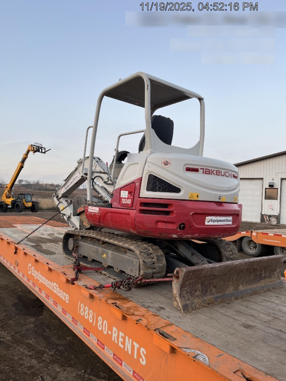 2019 TAKEUCHI TB240