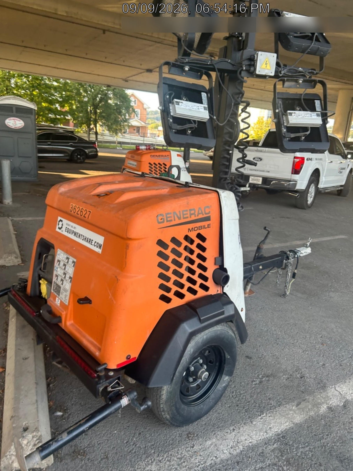 2023 Generac MLT2 Diesel, Flex Switch 120V Input, Powerzone Controller, 
(4) 320W LED Lights, 4kW Generator, 39.9 Gal Fuel Tank, 2" Ball, T3