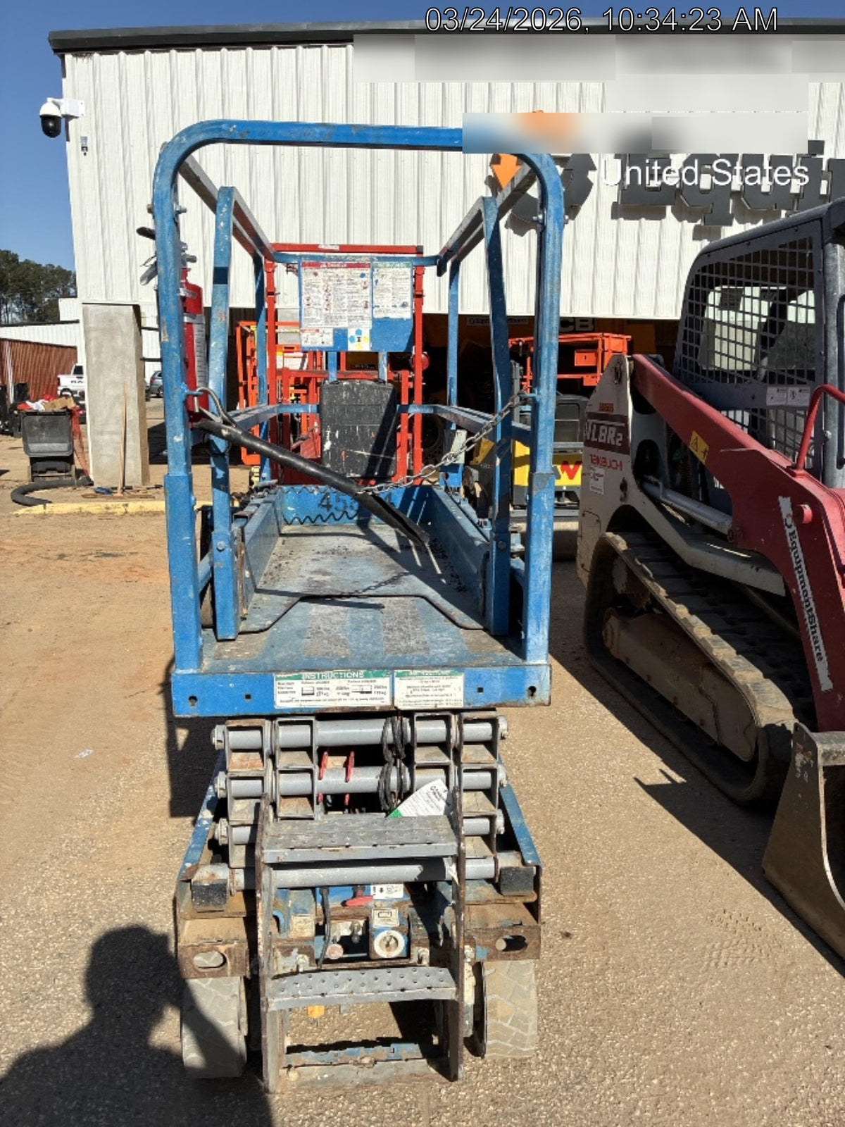 2019 Genie GS-1930 Fixed rails with chain Entry