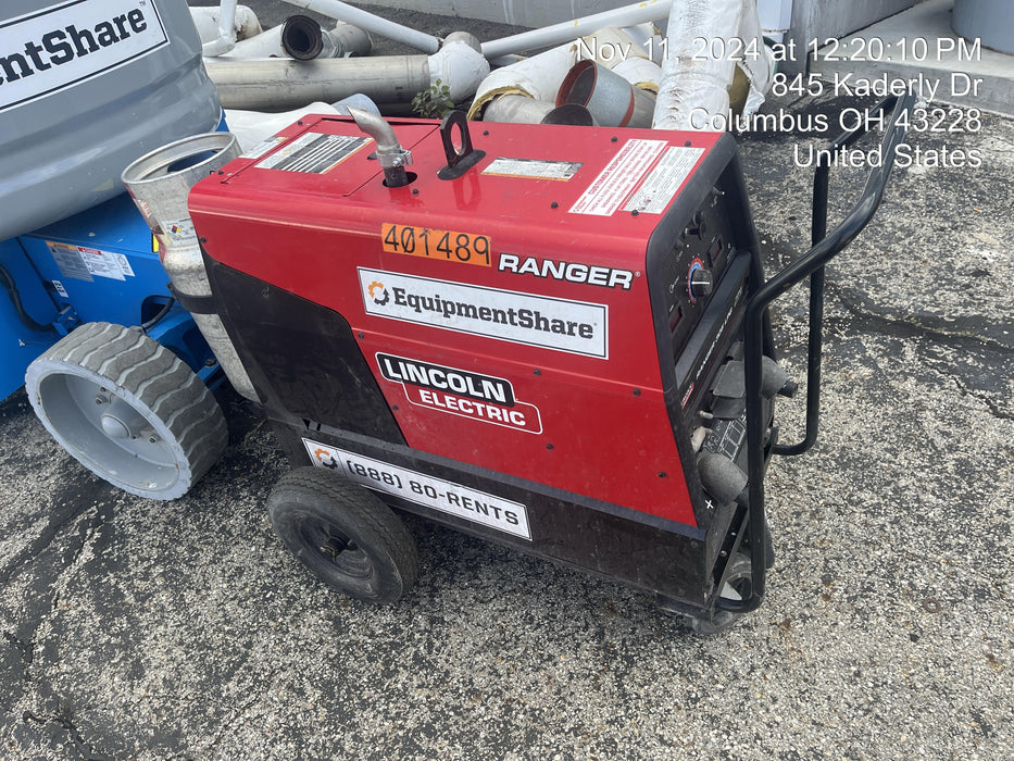 2024 Lincoln Electric Ranger 305 LPG Ranger 305 LPG, Undercarriage, Tank Holder & Strap, 10kw AC Gen, 25hp Kohler LPG Eng