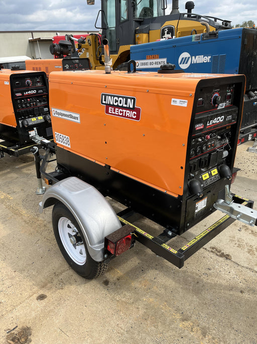 2023 Lincoln Electric LE400 Kubota V1505, Trlr, Cable Rack, Light Kit, ES Decals, T3