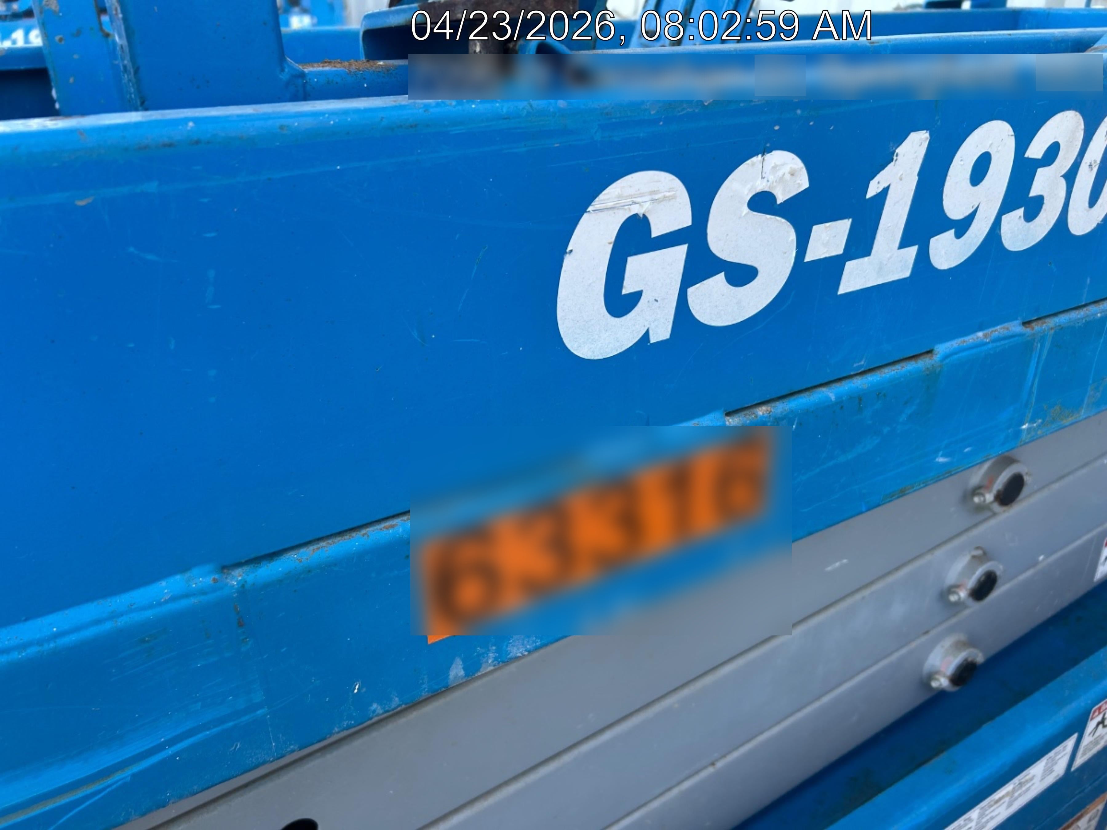 2020 Genie GS-1930 Solid Non Marking Tires, Beacon, Folding rails with half height swing gate