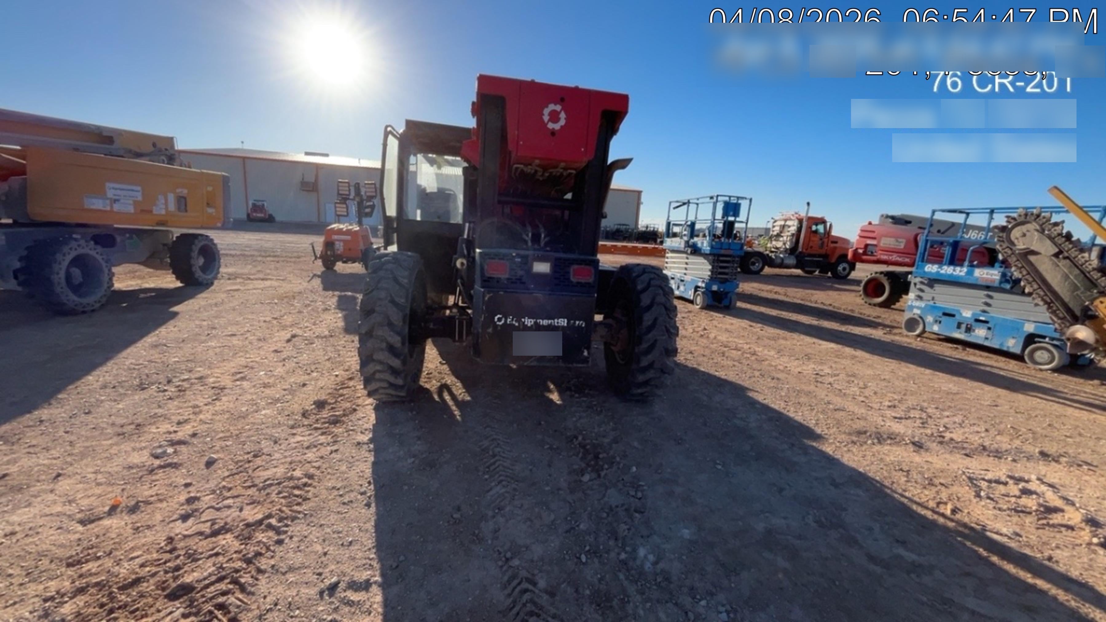 2019 Manitou MTA12042 120hp T4F, Cab/Heat/Air, Cab and Boom LED work lights, Auxiliary Hydraulics, Solid Tires, Amber strobe, Lift Hook 66" Carriage, 60" Forks