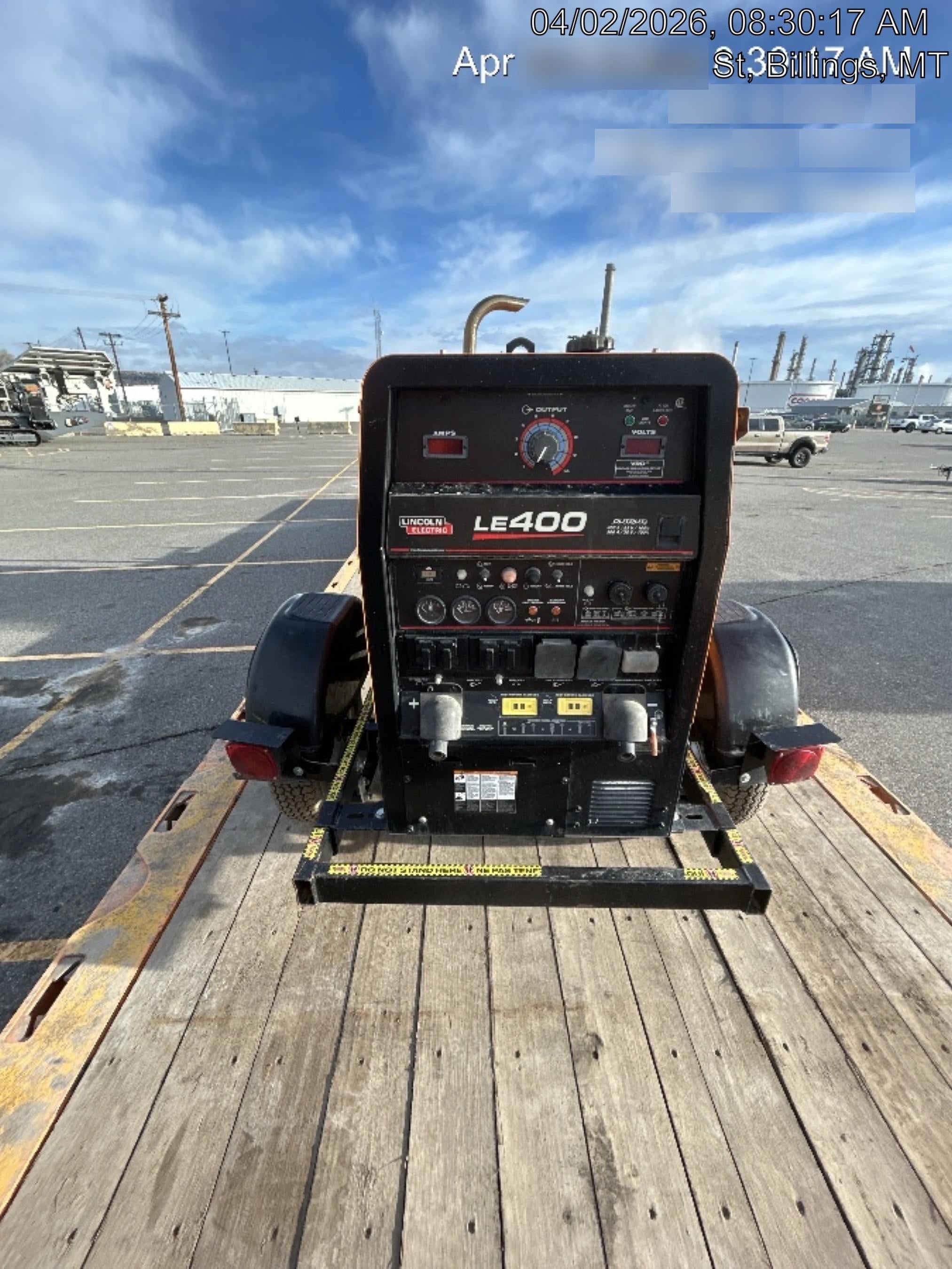 2023 Lincoln Electric LE400 Kubota V1505, Trlr, Cable Rack, Light Kit, ES Decals, T3