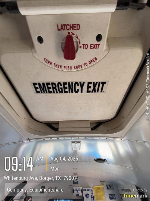 2012 BLUE BIRD 72 Passenger Bus