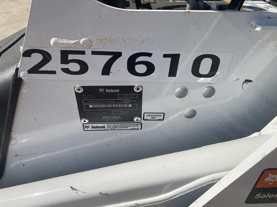 2022 BOBCAT MT100