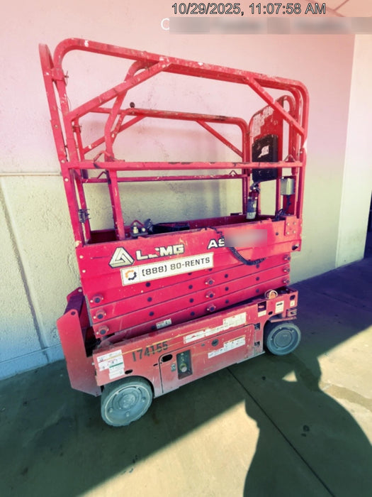 2021 Lgmg AS1932E Electric Drive, Solid Non Marking Tires, Dual Beacons