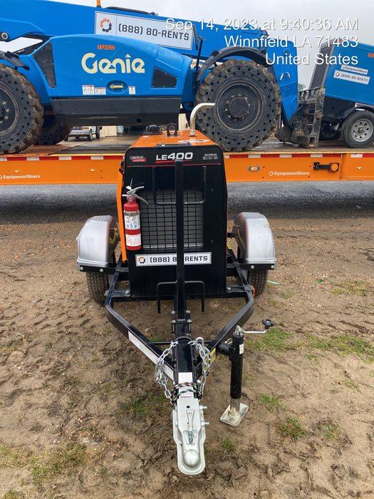 2022 Lincoln Electric LE400 Kubota V1505, Trlr, Cable Rack, Light Kit, ES Decals, T3