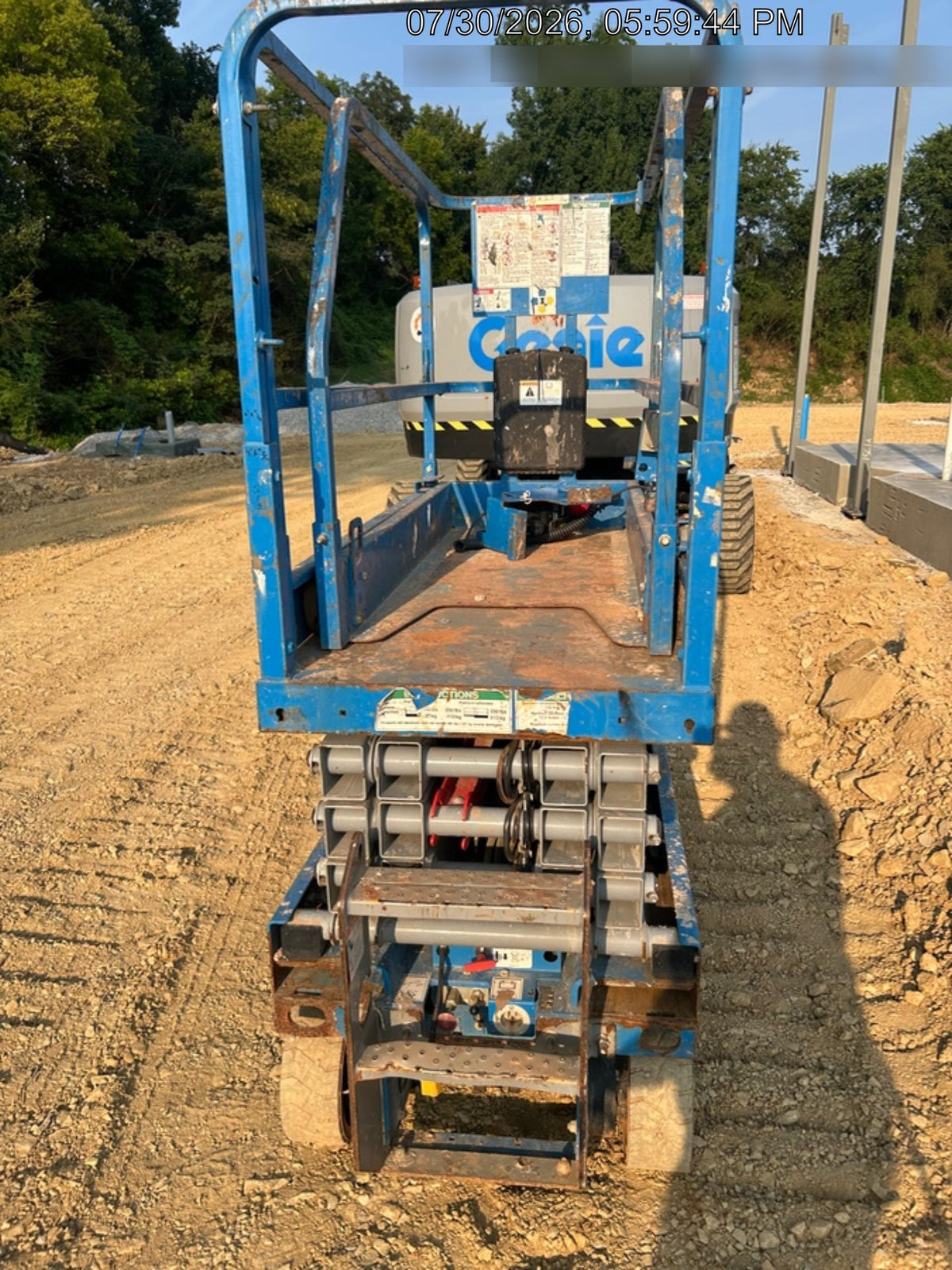 2019 Genie GS-1930 Fixed Rails with Chain Entry