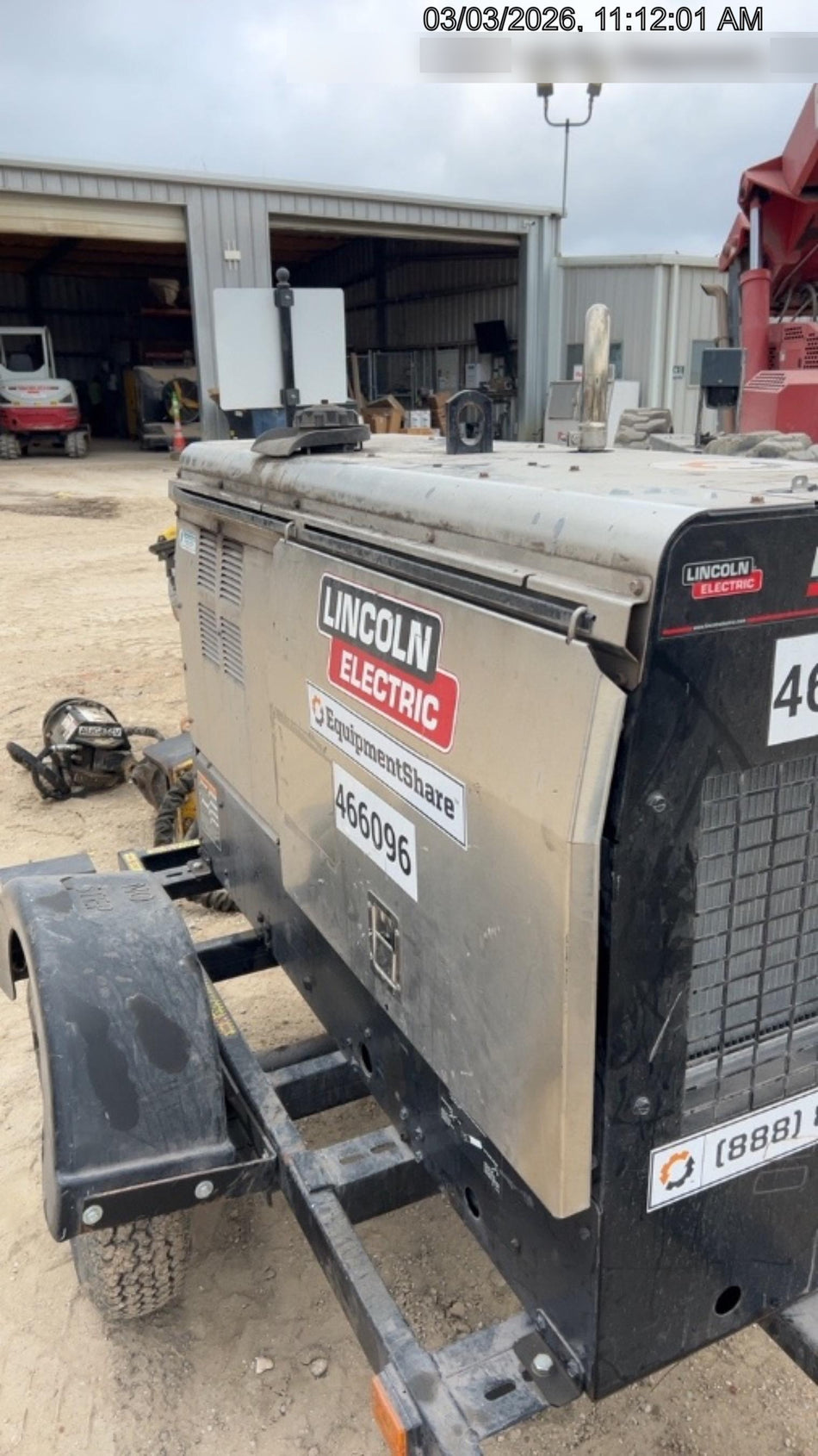 2024 Lincoln Electric LE400 Kubota V1505, Trlr, Cable Rack, Light Kit, ES Decals, T3