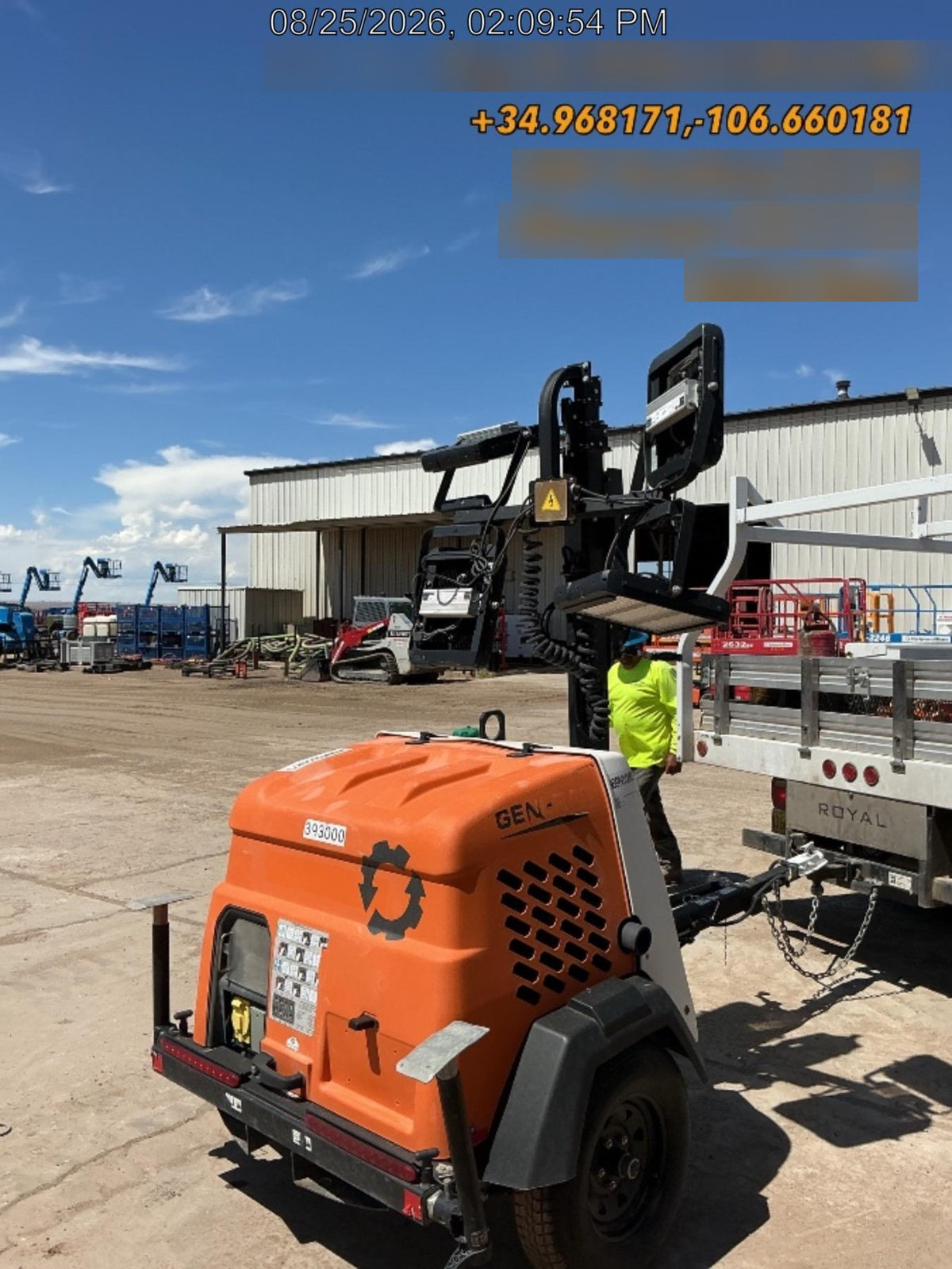 2024 Generac MLT2 Diesel, Flex Switch 120V Input, Powerzone Controller, 
(4) 320W LED Lights, 4kW Generator, 39.9 Gal Fuel Tank, 2" Ball, T3