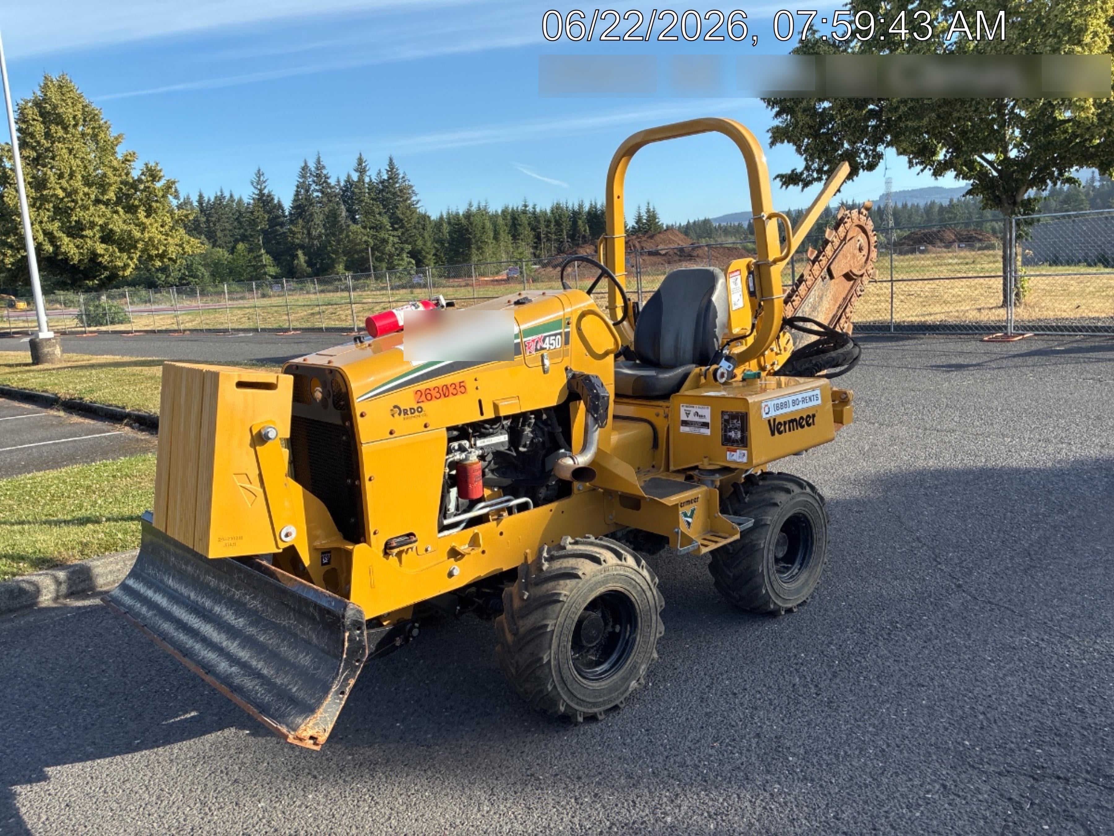 2022 VERMEER RTX450