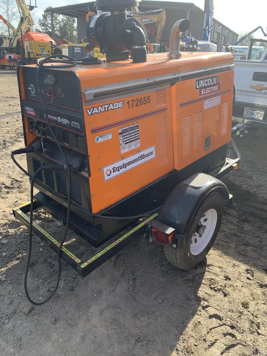 2021 Lincoln Electric Vantage 549X Ready Pak 3, ORANGE (includes trailer, cable rack, fender light kit)