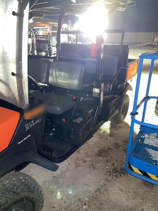 2021 Kubota RTV-X1140W-H Plastic Canopy, Windshield Acrylic Clear, LED Strobe Light, Wire Harness Kit, Back up Alarm