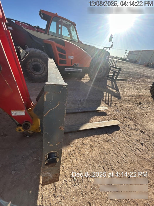 2019 Manitou MTA12042 120hp T4F, Cab/Heat/Air, Cab and Boom LED work lights, Auxiliary Hydraulics, Solid Tires, Amber strobe, Lift Hook 66" Carriage, 60" Forks